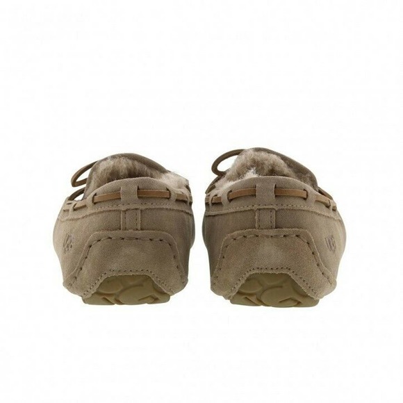 $100 UGG Dakota Moccasin Slippers Womens 6 Rare Caribou Suede Color 1107949 NEW - Picture 5 of 10